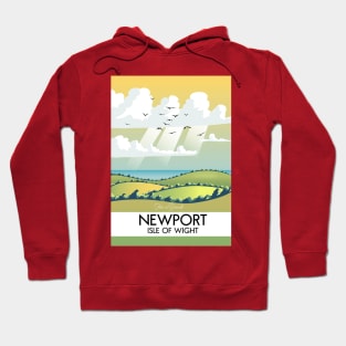 Newport Isle of wight travel poster Hoodie